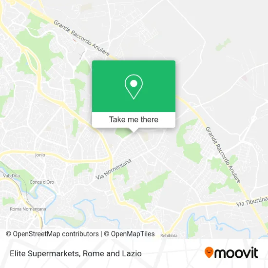 Elite Supermarkets map