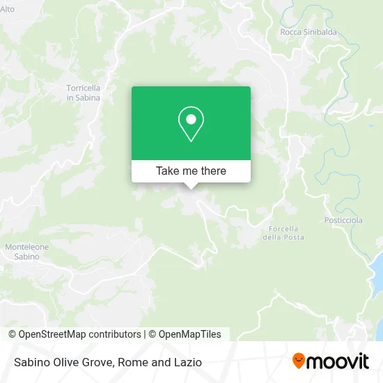 Sabino Olive Grove map