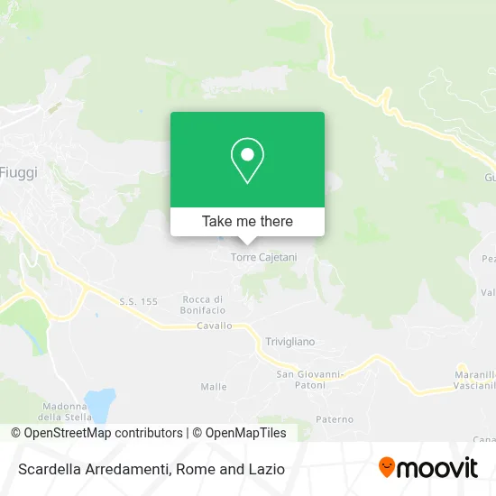 Scardella Arredamenti map