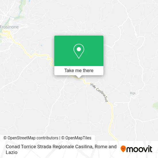 Conad Torrice Strada Regionale Casilina map