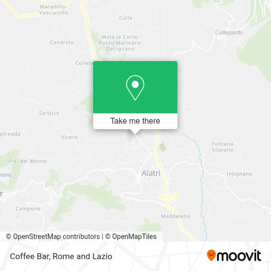 Coffee Bar map