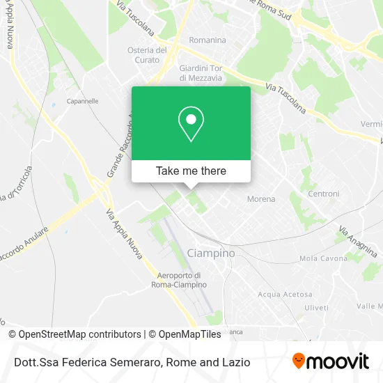Dott.Ssa Federica Semeraro map