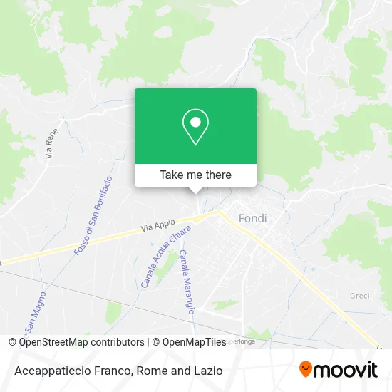 Accappaticcio Franco map