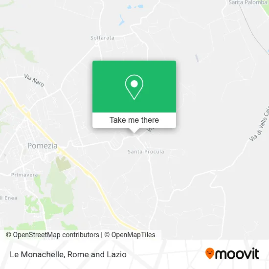 Le Monachelle map