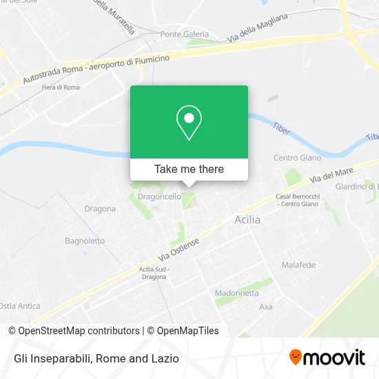 Gli Inseparabili map