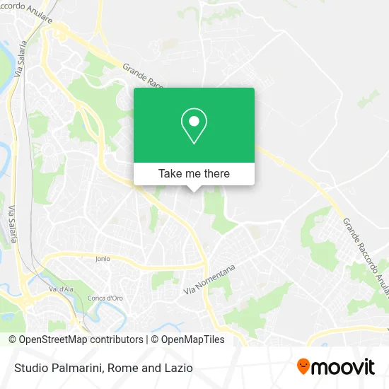 Studio Palmarini map