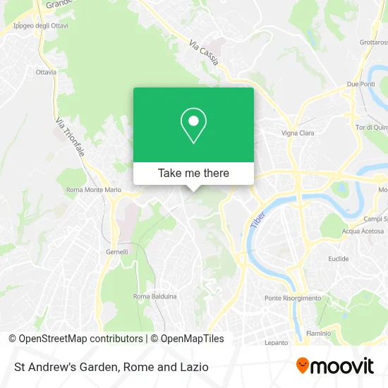 St Andrew's Garden map