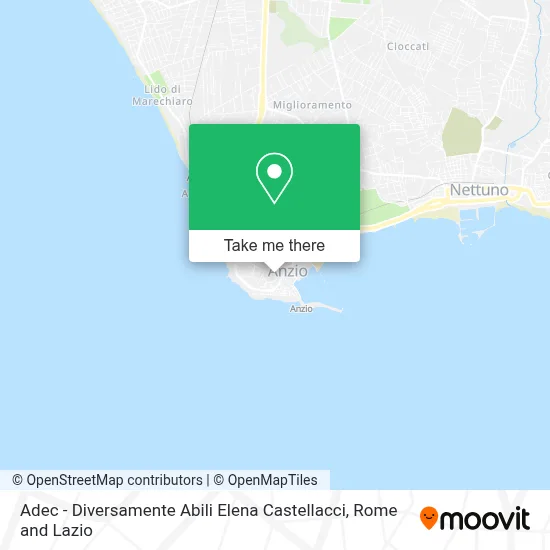 Adec - Diversamente Abili Elena Castellacci map