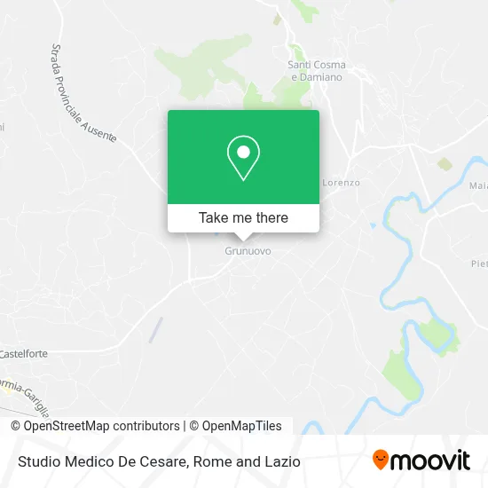 Studio Medico De Cesare map