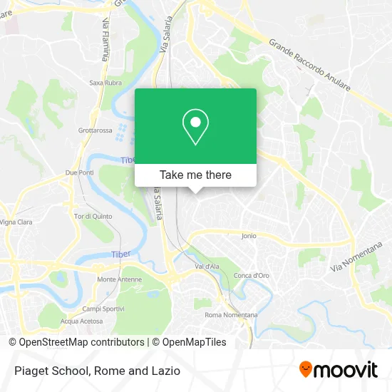 Piaget School map
