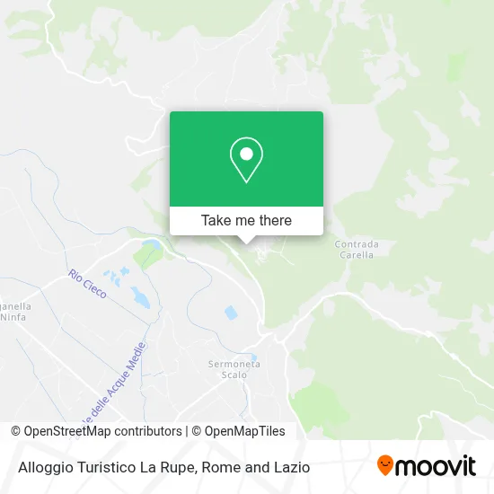 Alloggio Turistico La Rupe map