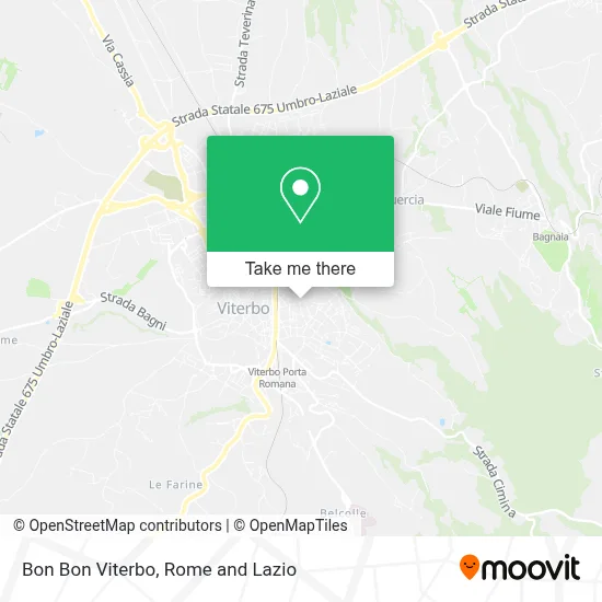 Bon Bon Viterbo map