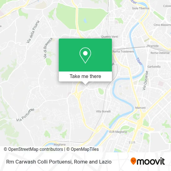 Rm Carwash Colli Portuensi map