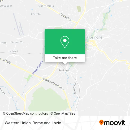 Western Union map