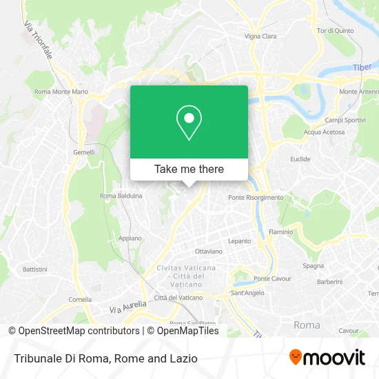 Tribunale Di Roma map