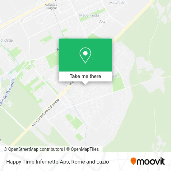 Happy Time Infernetto Aps map