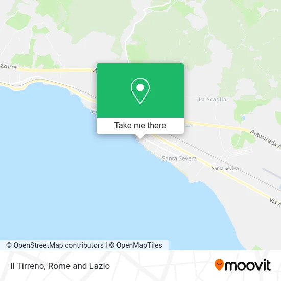 Il Tirreno map