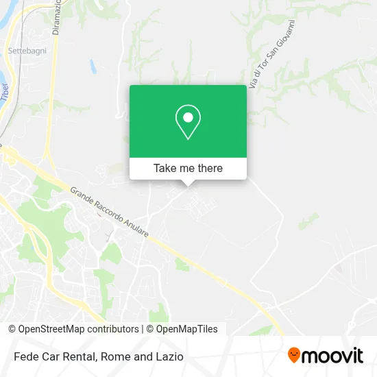 Fede Car Rental map