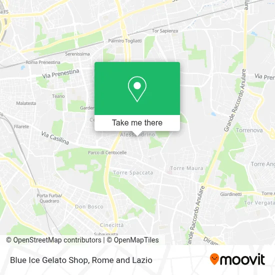 Blue Ice Gelato Shop map
