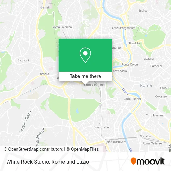 White Rock Studio map