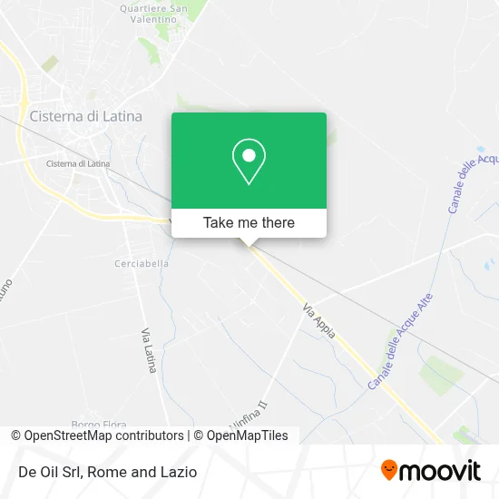 De Oil Srl map