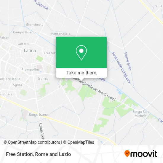 Free Station map