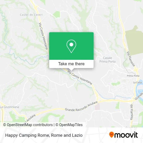 Happy Camping Rome map