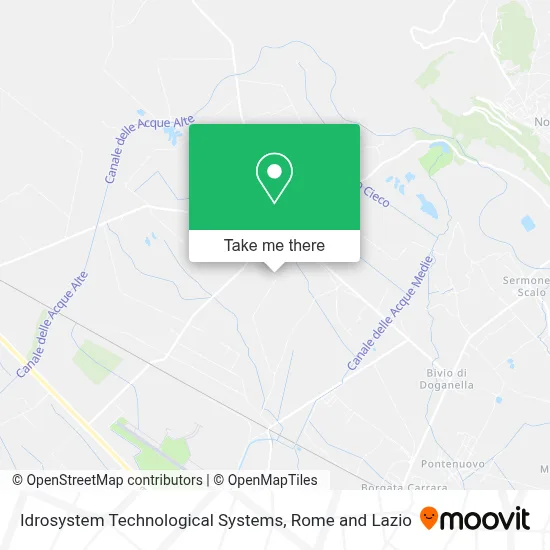 Idrosystem Technological Systems map