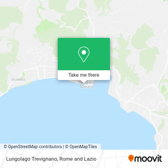 Lungolago Trevignano map