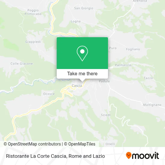 Ristorante La Corte Cascia map