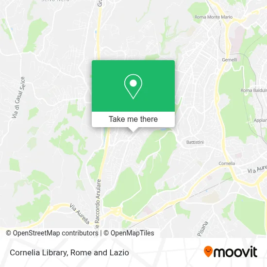 Cornelia Library map