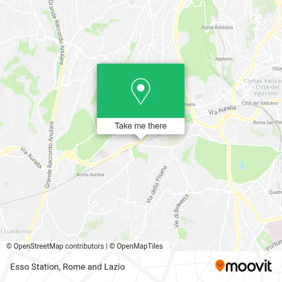 Esso Station map
