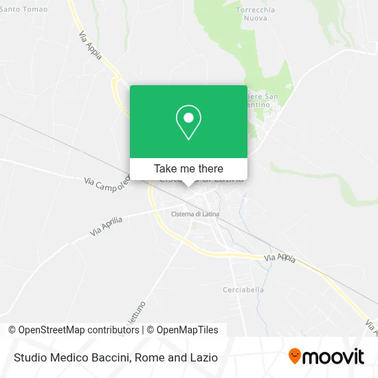 Studio Medico Baccini map