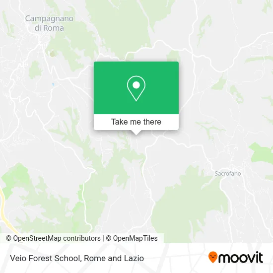 Veio Forest School map