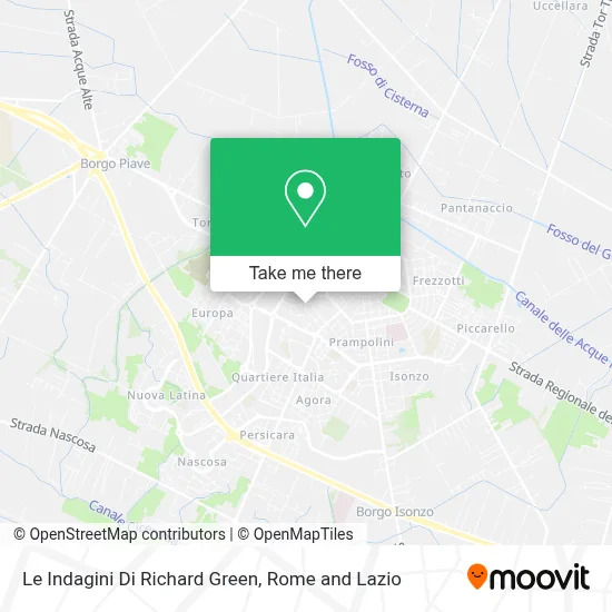 Le Indagini Di Richard Green map