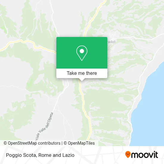 Poggio Scota map