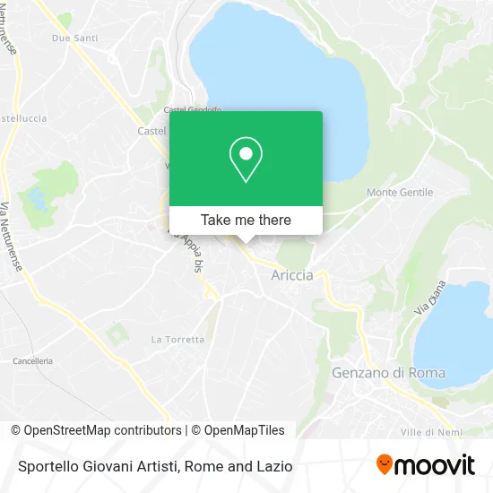 Sportello Giovani Artisti map
