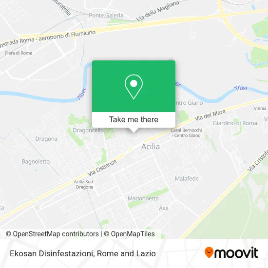 Ekosan Disinfestazioni map