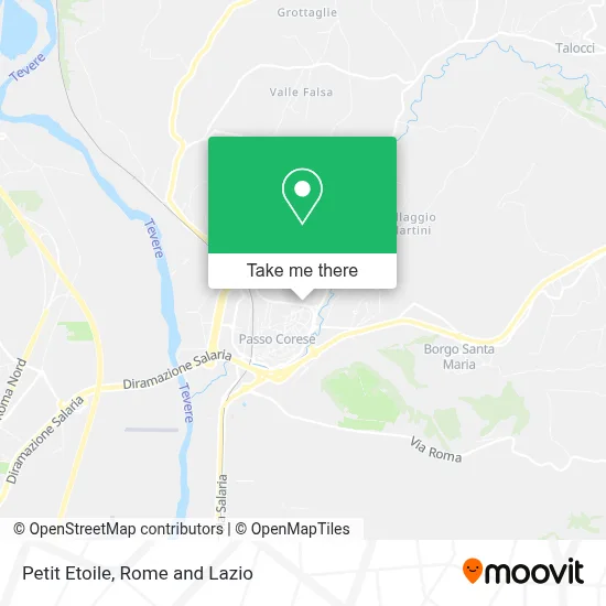 Petit Etoile map