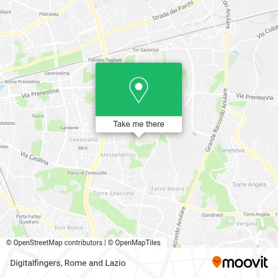 Digitalfingers map