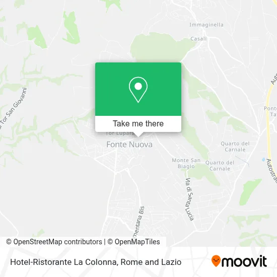 Hotel-Ristorante La Colonna map