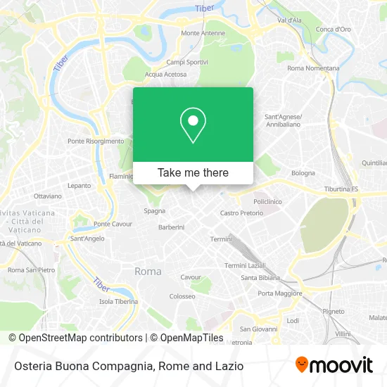 Osteria Buona Compagnia map