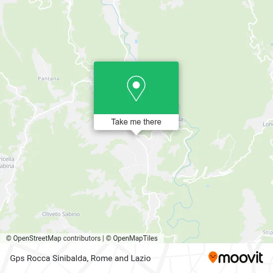Gps Rocca Sinibalda map