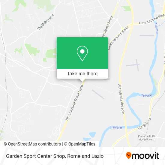 Garden Sport Center Shop map