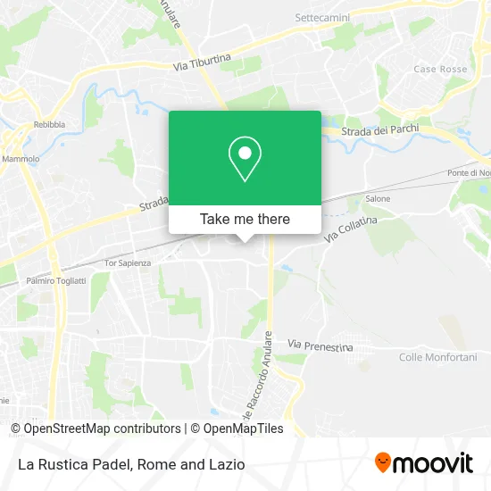 La Rustica Padel map