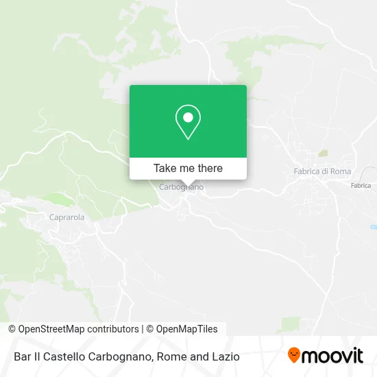 Bar Il Castello Carbognano map
