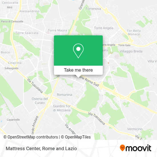 Mattress Center map