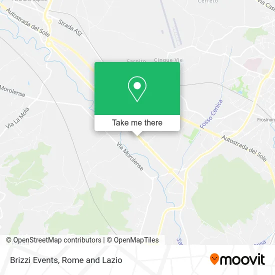 Brizzi Events map