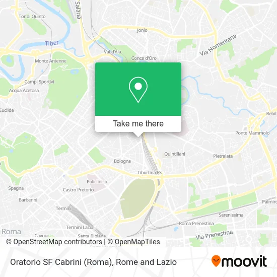 Oratorio SF Cabrini (Roma) map