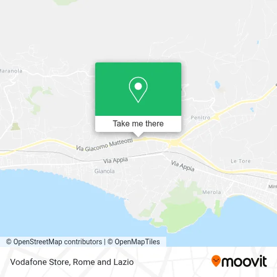 Vodafone Store map